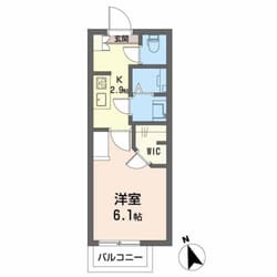 尾崎駅 徒歩6分 2階の物件間取画像